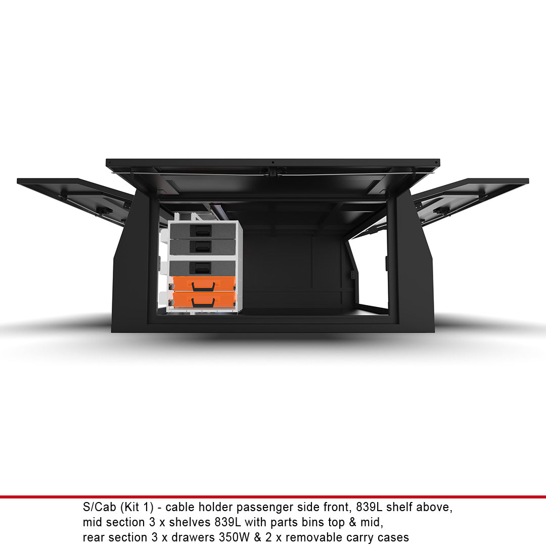 Single Cab Canopy Internal Fit-Out Kit 1