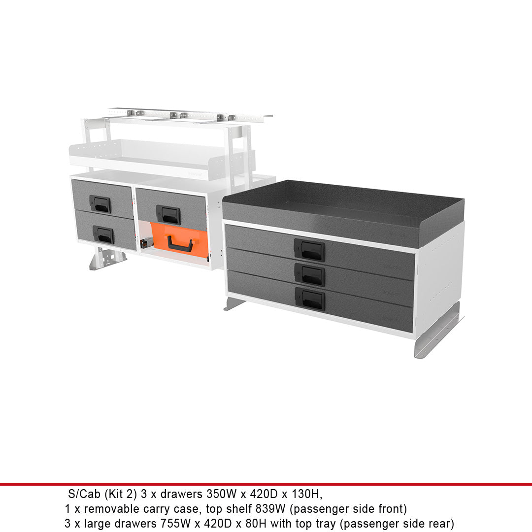Single Cab Canopy Internal Fit-Out Kit 2