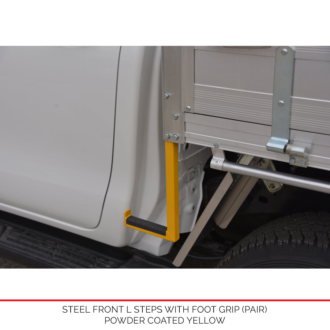 Steel Front L Steps