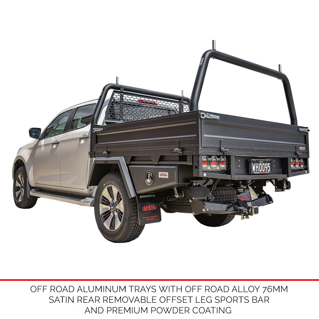 Off Road Aluminum Tray - FROM $7,165.00 Plus Fitting (includes LED tail lights)
