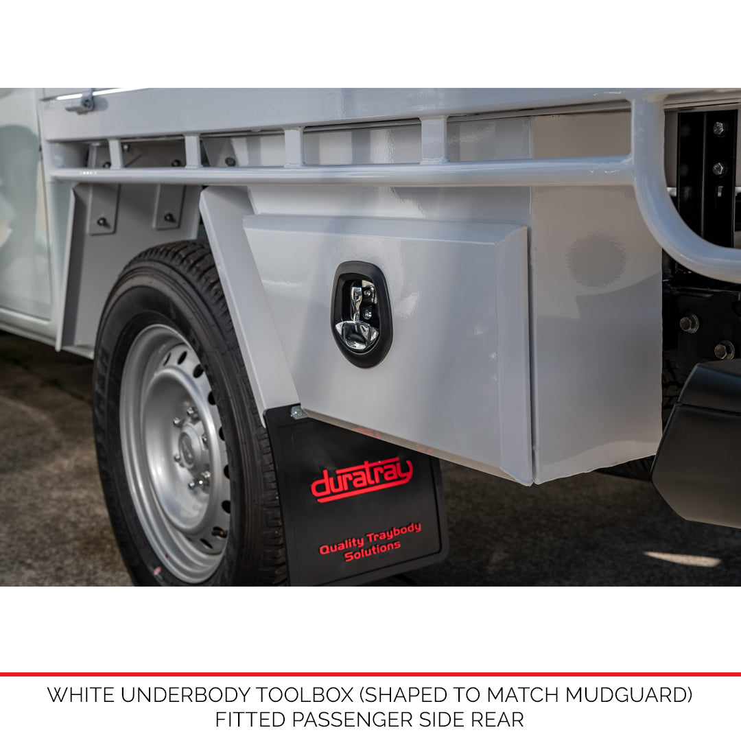 Under Body 680mm Toolboxes - Plain/Flat Finish - WHITE