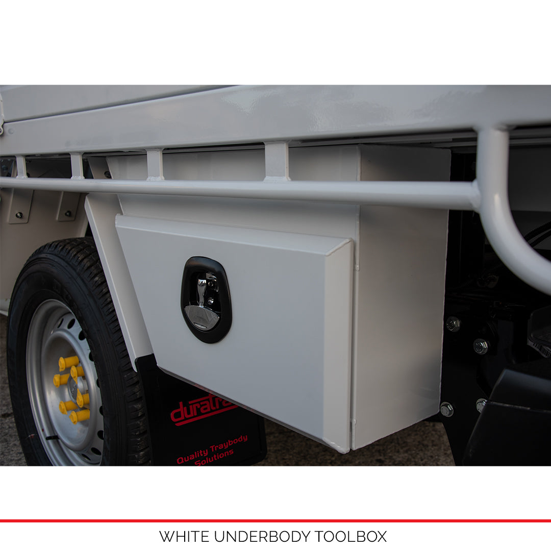 Under Body 680mm Toolboxes - Plain/Flat Finish - WHITE