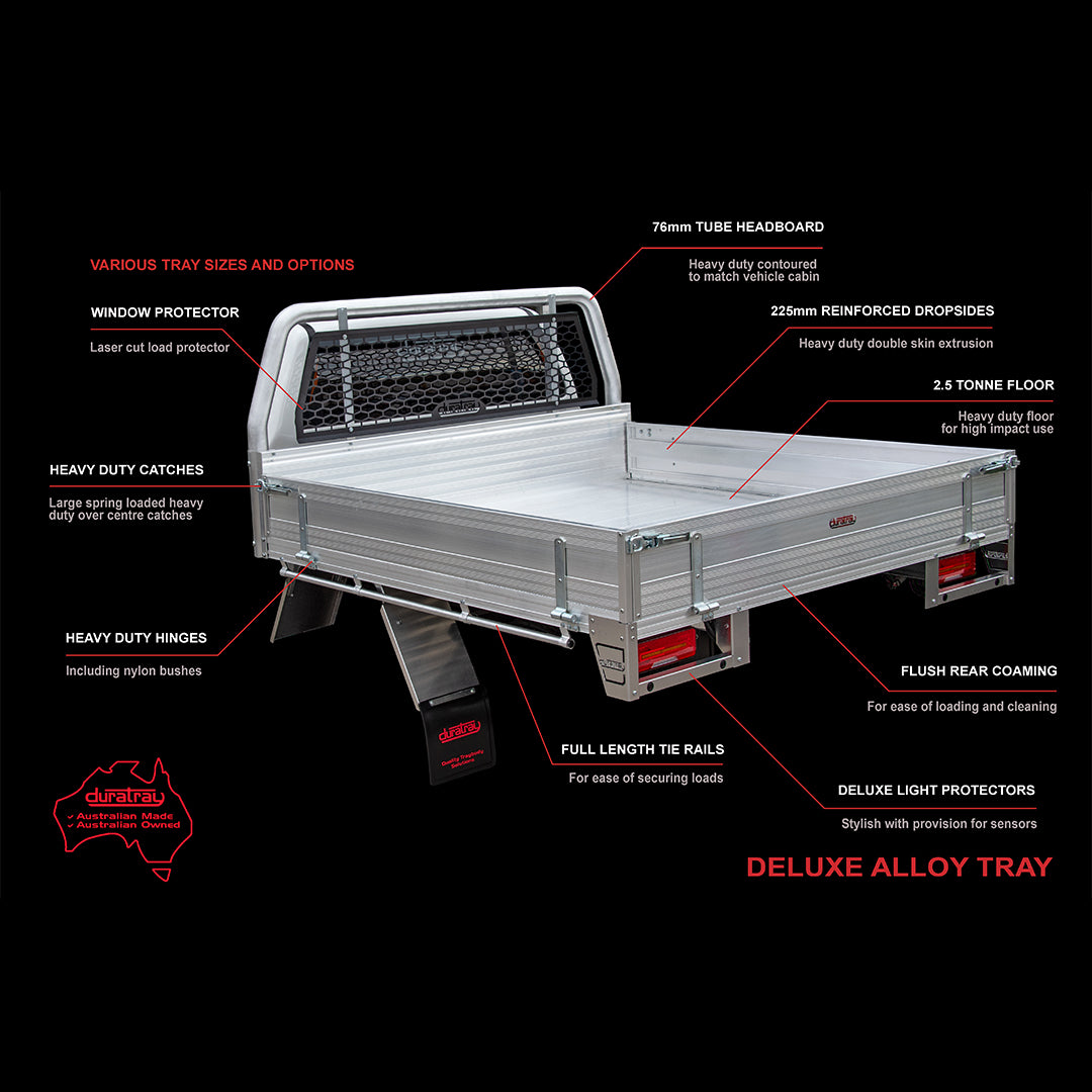 Deluxe Aluminum Tray - FROM $4,860.00 Plus Fitting