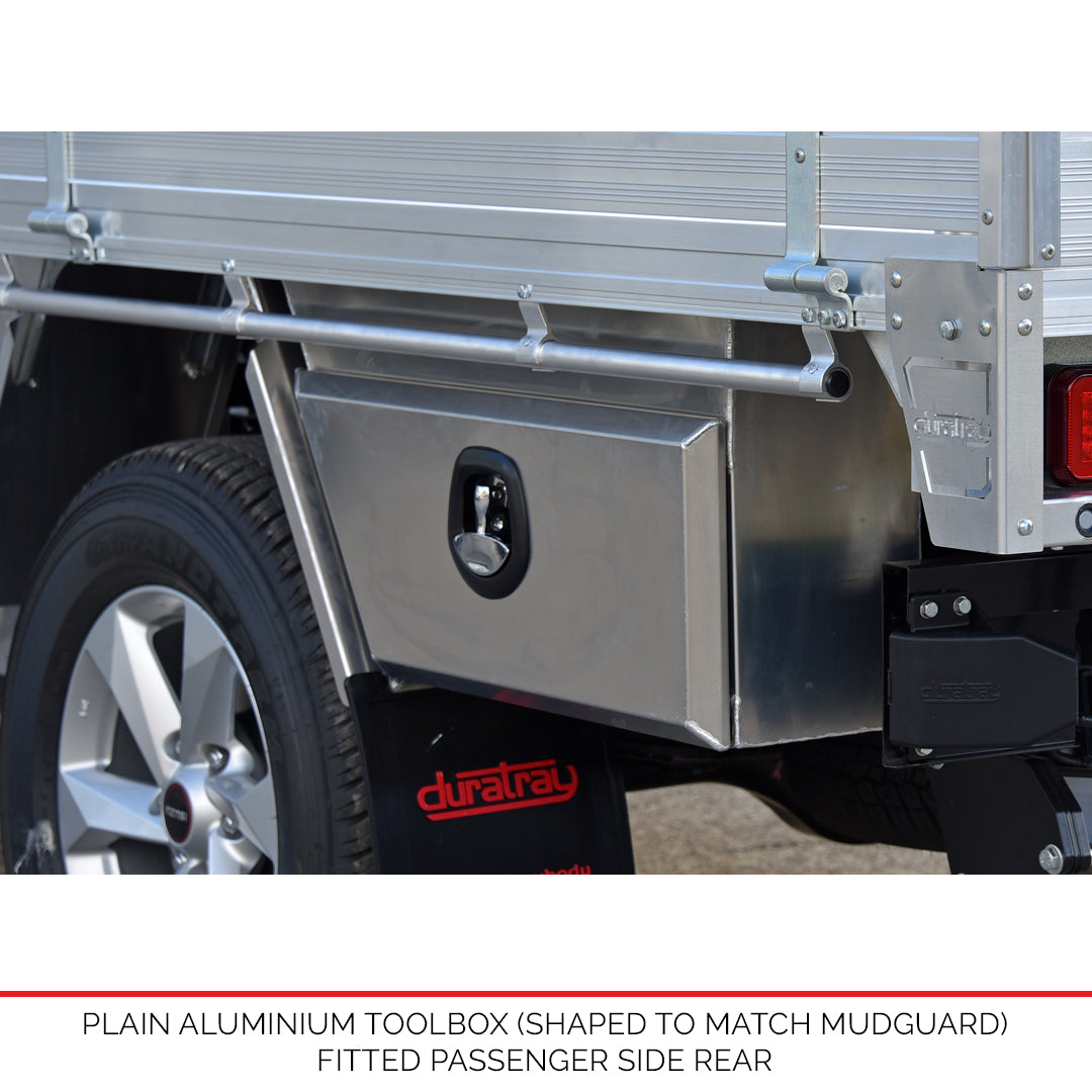 Under Body 680mm Toolboxes - Raw - Plain/Flat Finish