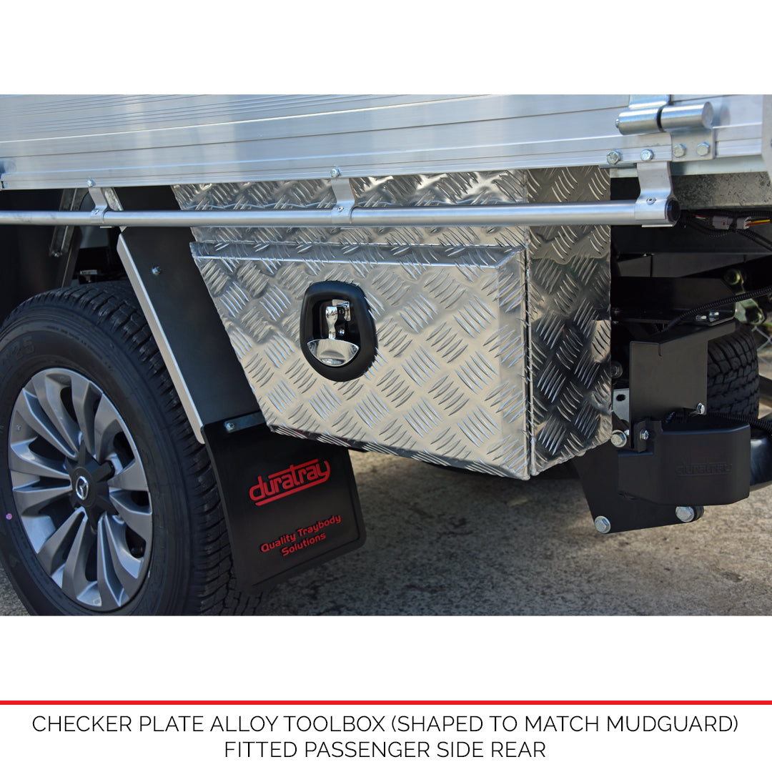Under Body 680mm Toolboxes - Checker Plate
