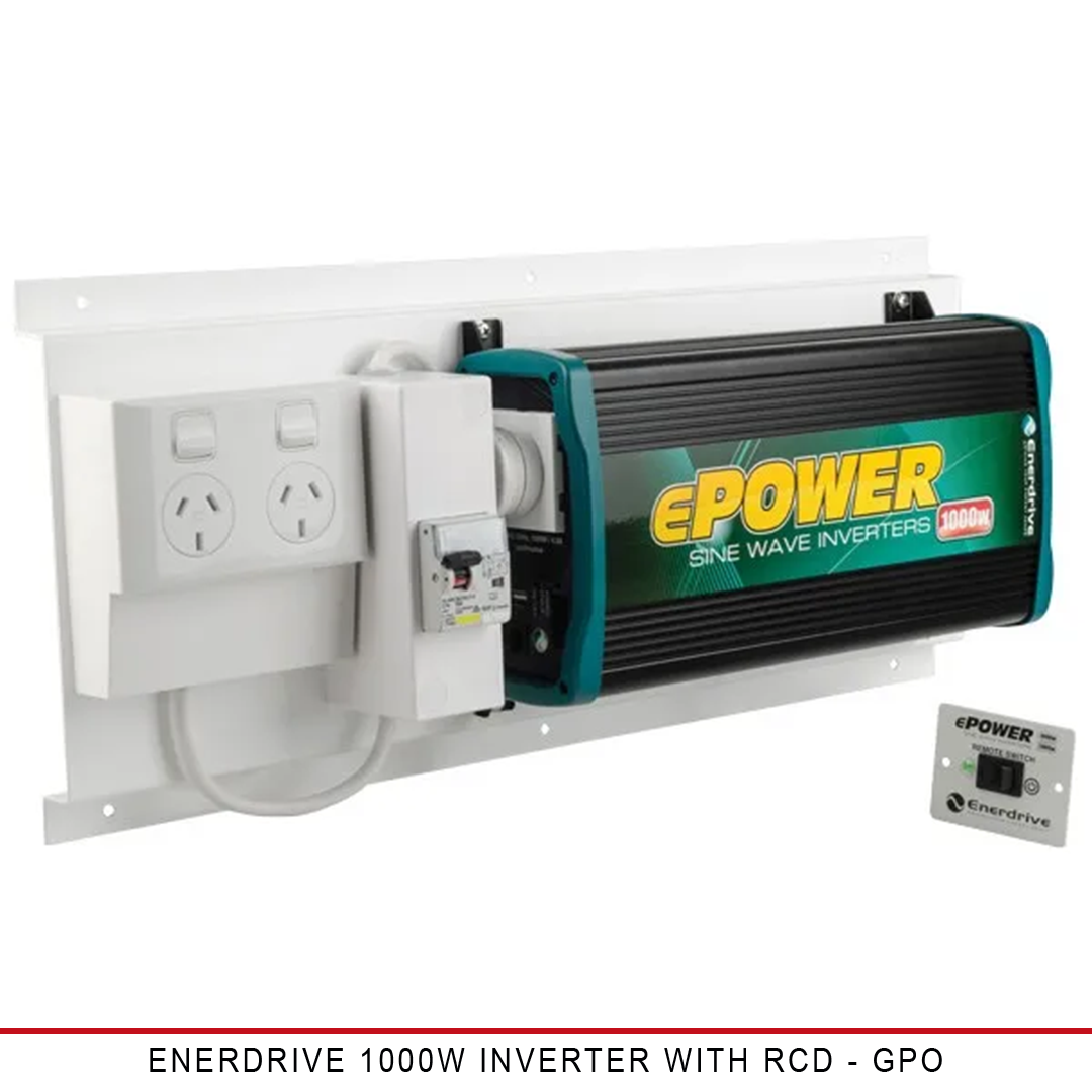 Enerdrive ePower 1000W Pure Sine Wave Inverter with RCD - GPO