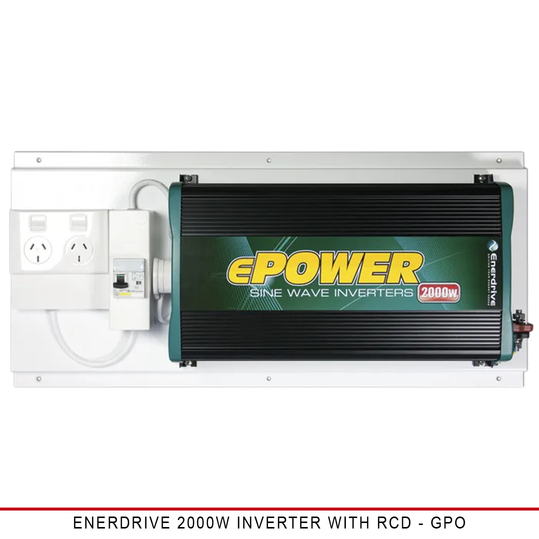 Enerdrive ePower 2000W Pure Sine Wave Inverter with RCD - GPO