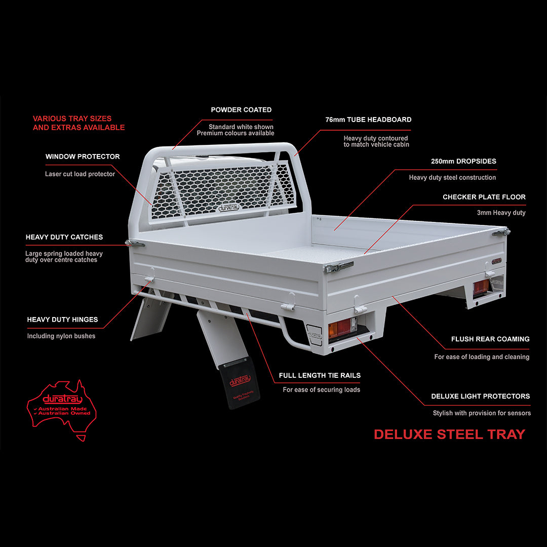 Deluxe Steel Tray - FROM $6,850.00 Plus Fitting