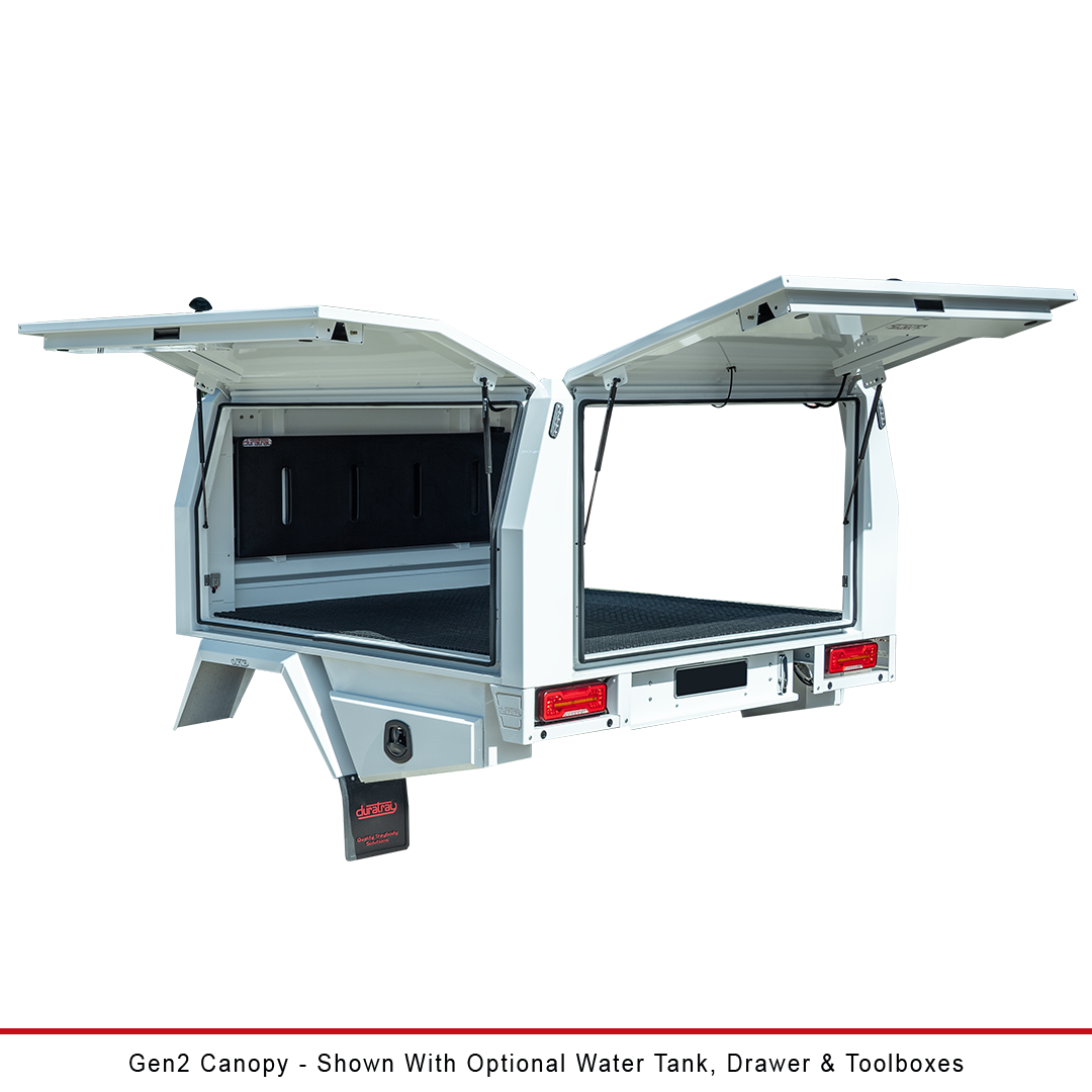 Gen2 Dual Cab Chassis Mount Canopy - Compatible with Ranger Super Duty