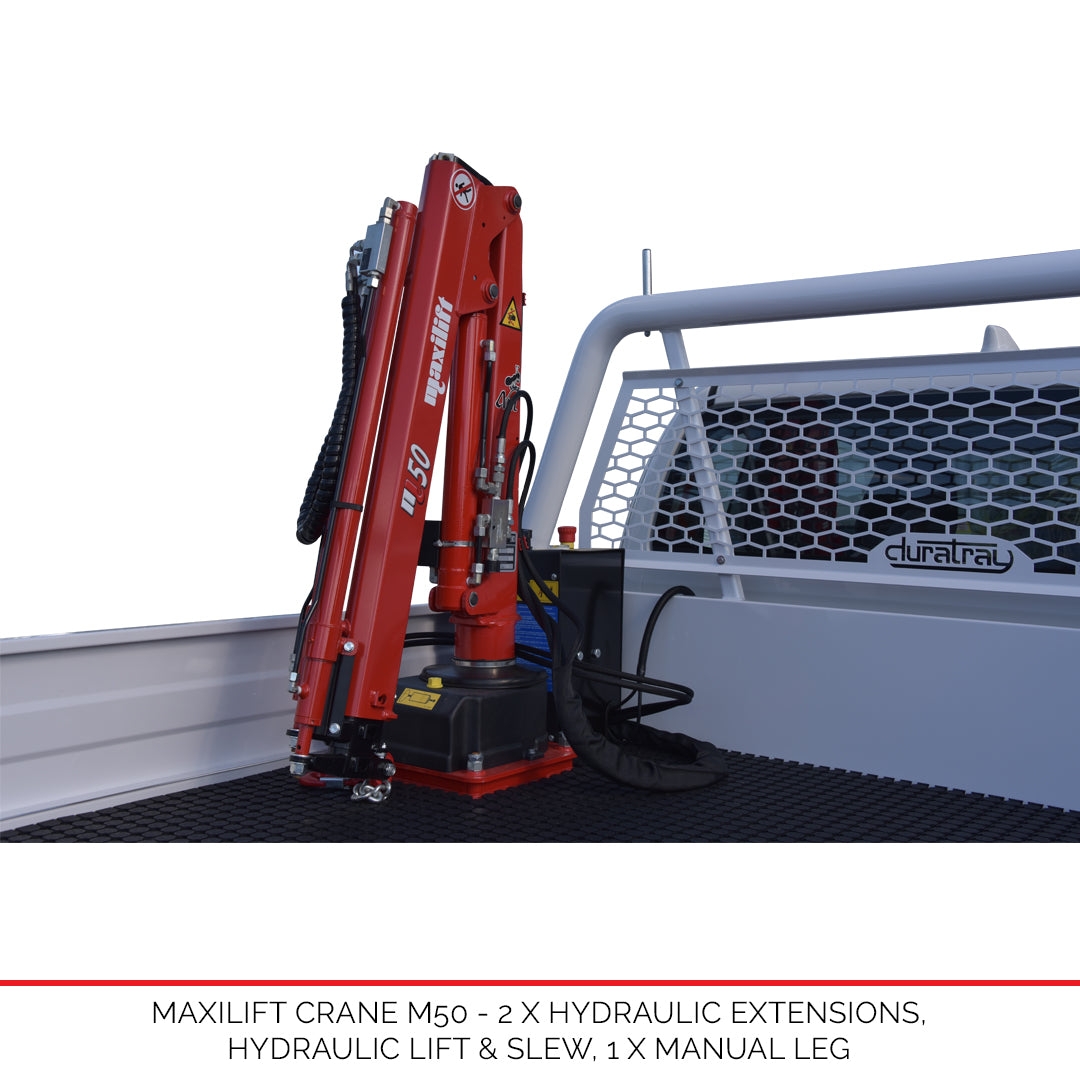 Maxilift Crane M50 - Only available with new Duratray build