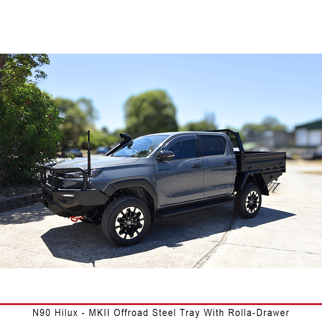 Off Road Steel MKII Tray - FROM $10,599.00 Plus Fitting (Includes standard LED tail lights)