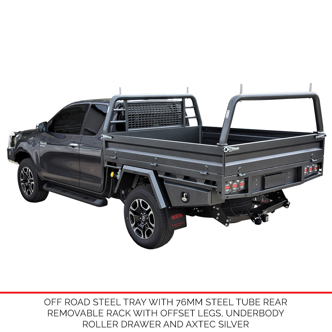 Off Road Steel Tray - FROM $10,599.00 Plus Fitting (Includes standard LED tail lights)