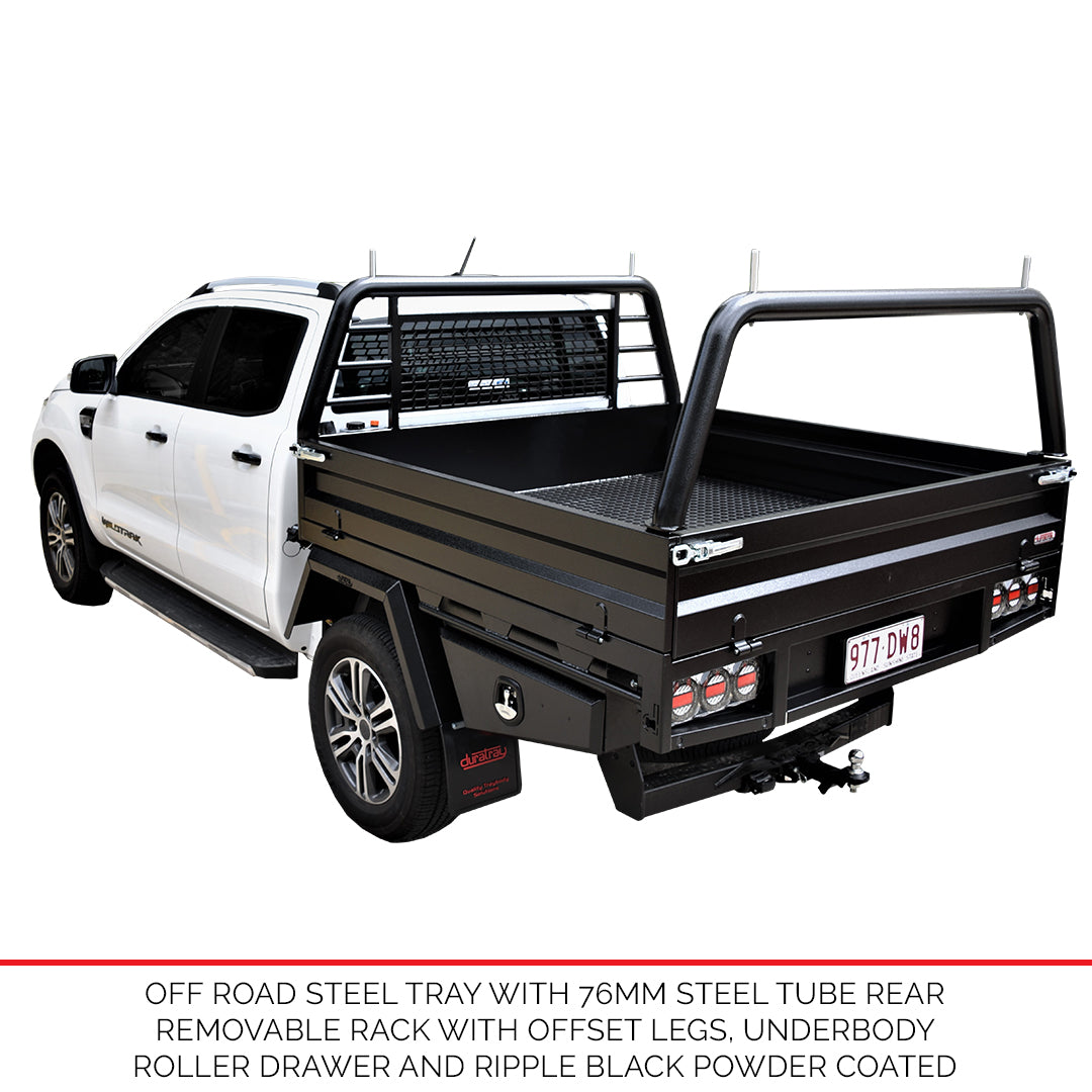 Off Road Steel Tray - FROM $10,599.00 Plus Fitting (Includes standard LED tail lights)