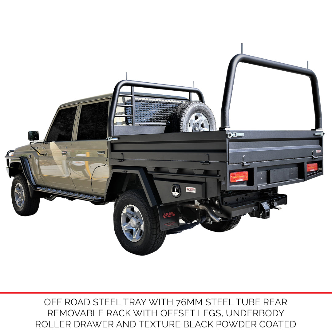 Off Road Steel Tray - FROM $10,599.00 Plus Fitting (Includes standard LED tail lights)