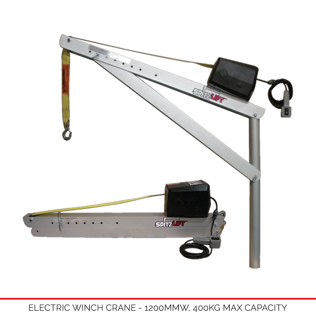 Electric Spitzlift Crane - Only available with new Duratray build