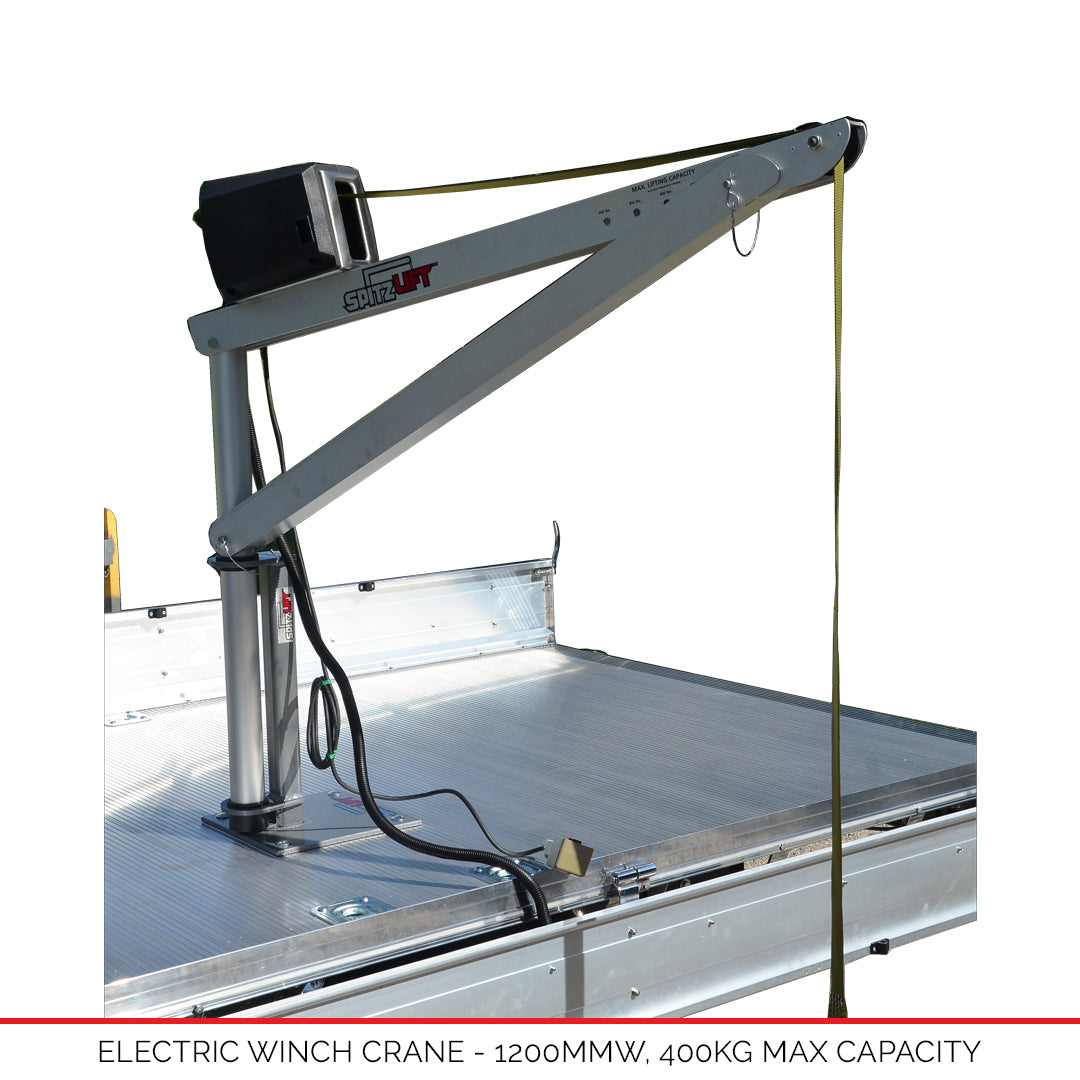 Electric Spitzlift Crane - Only available with new Duratray build