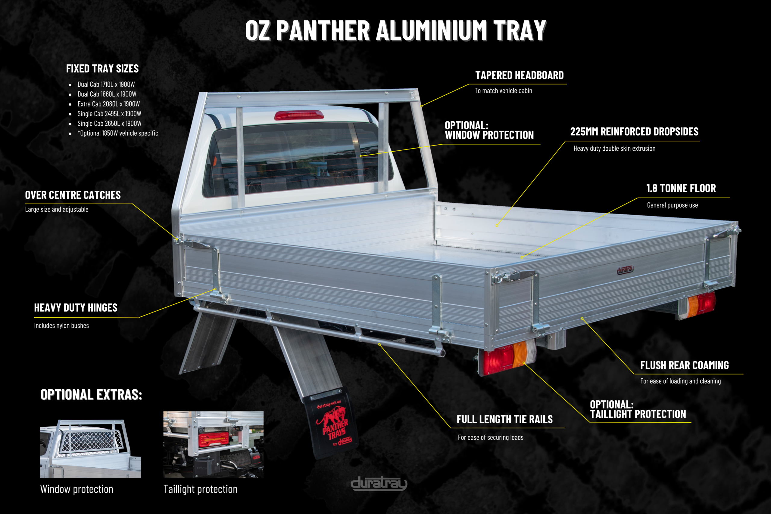 Oz Panther Aluminium Tray gallery 4